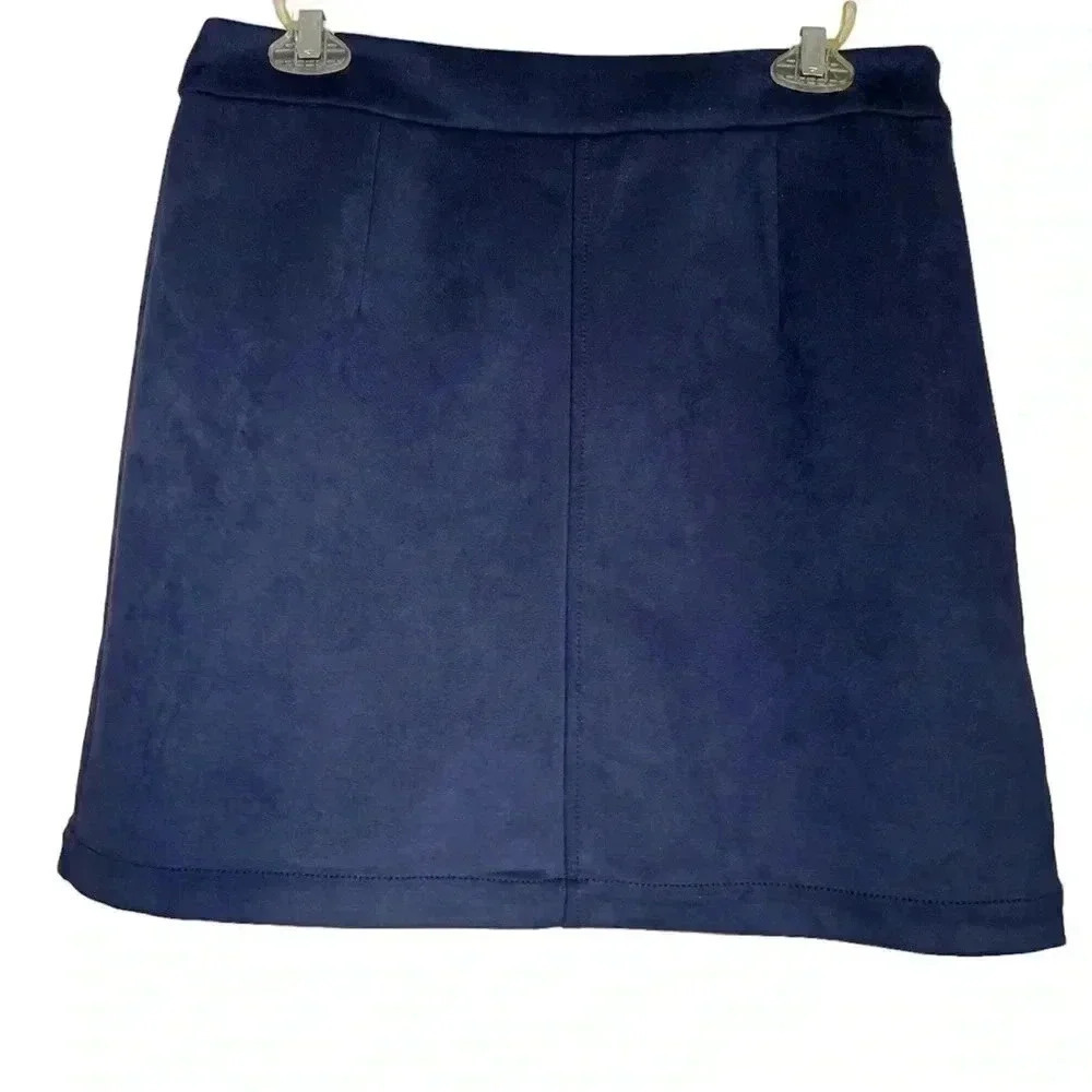 French Connection Patty Faux Suede  Miniskirt sz 10